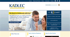 Desktop Screenshot of kadlec.org